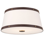 Callahan Ceiling Light - Luxe Gold / Brown / White