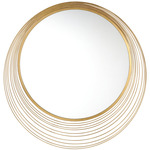 Cecile Mirror - Antique Gold