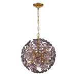 Esme Chandelier - Aged Brass / Smoke