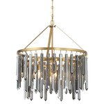 Gemma Chandelier - Modern Gold / Silver