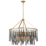 Gemma Chandelier - Modern Gold / Silver