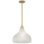 Layton Pendant - Luxe Gold / White