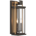 Lendel Outdoor Wall Sconce - Twilight Bronze / Textured Gold