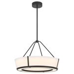 Royce Pendant - Charcoal Bronze / White