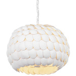 Talia Chandelier - Matte White