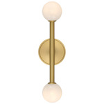 Terrell Bathroom Vanity Light - Luxe Gold / White