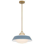 Xander Pendant - Vibrant Gold / Blue