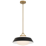 Xander Pendant - Vibrant Gold / Black