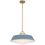 Xander Pendant - Vibrant Gold / Blue