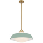 Xander Pendant - Vibrant Gold / Green