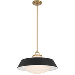 Xander Pendant - Vibrant Gold / Black