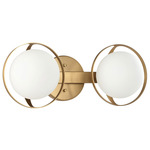 Parker Bathroom Vanity Light - Champagne Gold / Etched Opal
