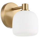 Valentina Wall Sconce - Champagne Gold / Etched Opal