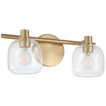 Valentina Bathroom Vanity Light - Champagne Gold / Clear
