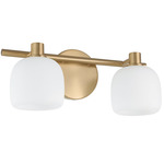 Valentina Bathroom Vanity Light - Champagne Gold / Etched Opal