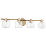 Valentina Bathroom Vanity Light - Champagne Gold / Clear