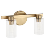 Bedminster Bathroom Vanity Light - Champagne Gold / Clear