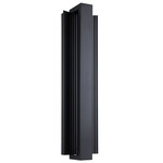 Jubilee Color Select Outdoor Wall Sconce - Matte Black / Clear