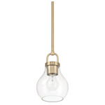 Mansfield Pendant - Champagne Gold / Clear