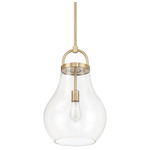 Mansfield Pendant - Champagne Gold / Clear