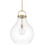 Mansfield Pendant - Champagne Gold / Clear