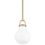 Mansfield Pendant - Champagne Gold / Opal
