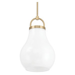 Mansfield Pendant - Champagne Gold / Opal