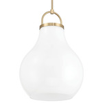 Mansfield Pendant - Champagne Gold / Opal