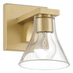 Gilford Wall Sconce - Champagne Gold / Clear