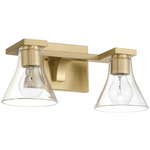 Gilford Bathroom Vanity Light - Champagne Gold / Clear