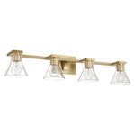 Gilford Bathroom Vanity Light - Champagne Gold / Clear