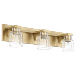 Dryden Bathroom Vanity Light - Champagne Gold / Clear