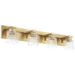 Dryden Bathroom Vanity Light - Champagne Gold / Clear