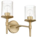Andrea Bathroom Vanity Light - Champagne Gold / Clear