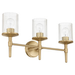 Andrea Bathroom Vanity Light - Champagne Gold / Clear