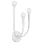 Dahlia Wall Sconce - Plaster White / Opal