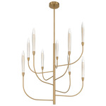 Calle Chandelier - Brass / Clear