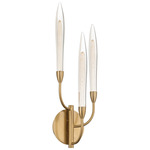 Calle Wall Sconce - Brass / Clear