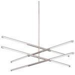 Overture Color Select Semi Flush / Chandelier - Polished Nickel / White