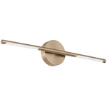 Overture Color Select Bathroom Vanity Light - Champagne Gold / White