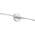 Overture Color Select Bathroom Vanity Light - Polished Nickel / White
