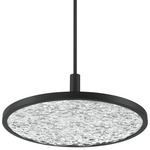 Courtney Color-Select Convertible Pendant - Textured Black / Clear Water