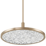 Courtney Color-Select Convertible Pendant - Champagne Gold / Clear Water