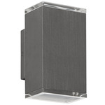 Jasper Outdoor Wall Sconce - Graphite / Clear