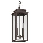 Hillside Outdoor Pendant - Dark Bronze / Clear