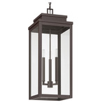 Hillside Outdoor Pendant - Dark Bronze / Clear