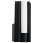 Colton Color-Select Bathroom Vanity Light - Textured Black / Opal