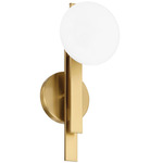 Julep Wall Sconce - Brushed Gold / Opal
