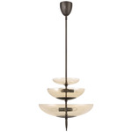 Fiorello Pendant - Forged Bronze / Smoked Amber