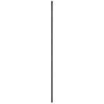 Standard Downrod - Matte Black